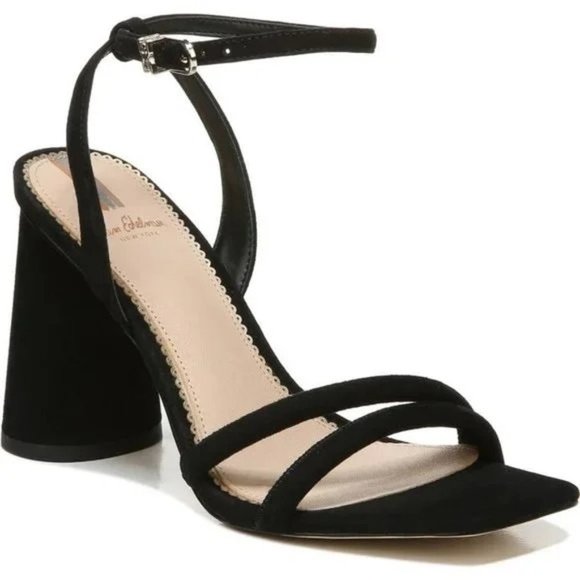 Sam Edelman Shoes - NEW Sam Edelman Kia Ankle Strap Block Heel Sandal Black Women's 6.5 MSRP $140
